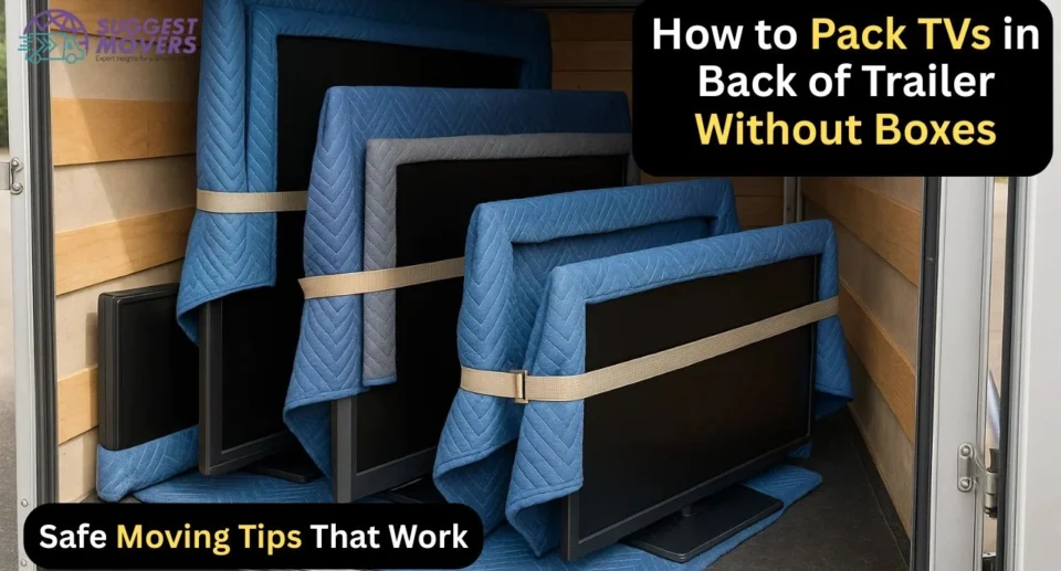 How to Pack TVs in Back of Trailer Without Boxes: Safe Moving Tips That Work