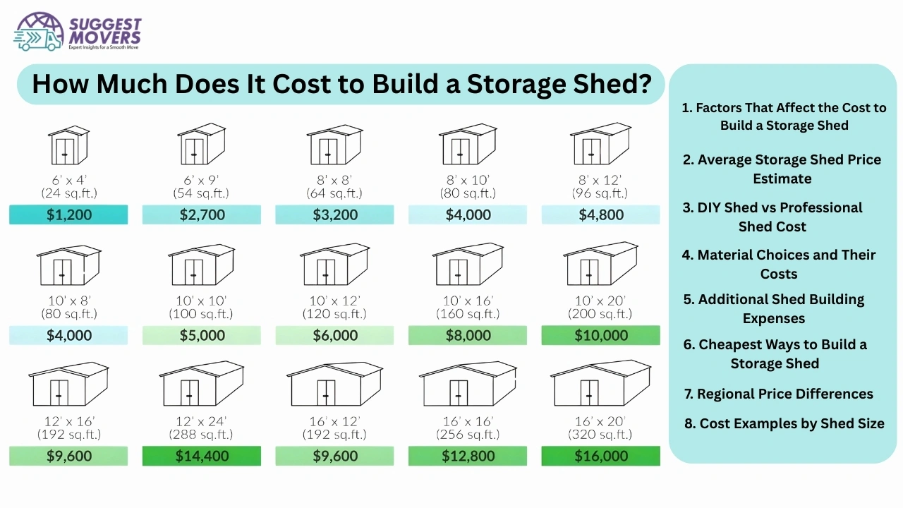 How Much Does It Cost to Build a Storage Shed?